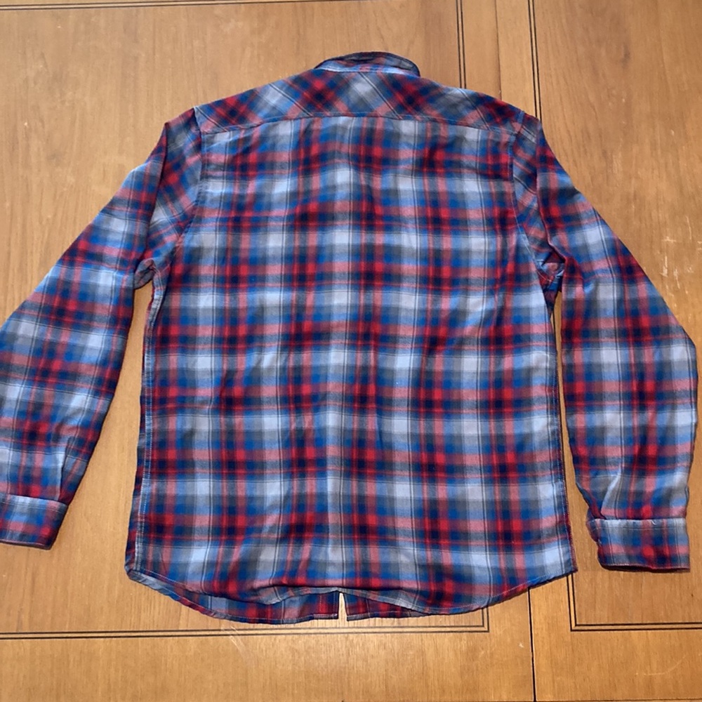 Men”S Volcom Plaid Long Sleeve Button Down - Size… - image 2
